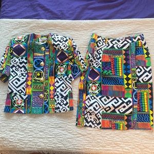 Vintage 90s Givenchy Skirt Suit Set